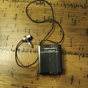 Realistic FM Wireless Public Address System 32-1225T Microphone Transmitter eb